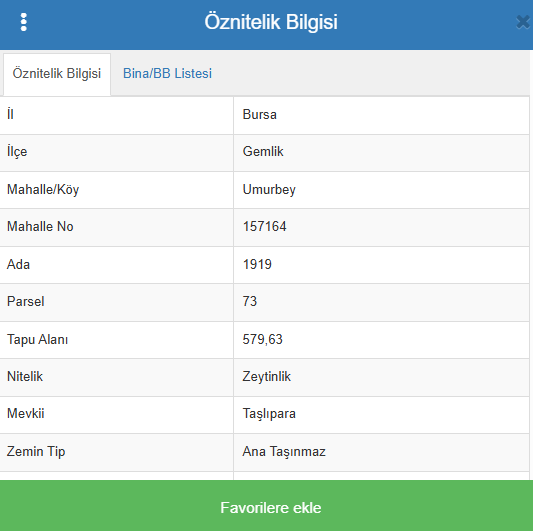 BURSA GEMLİK UMURBEY MAH. ZEYTİNLİĞİN 579M² Sİ SATILIK - BURSA GEMLİK fotoğraf 2